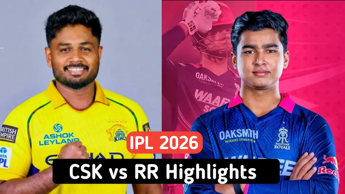 IPL 2026, RR vs CSK Highlights