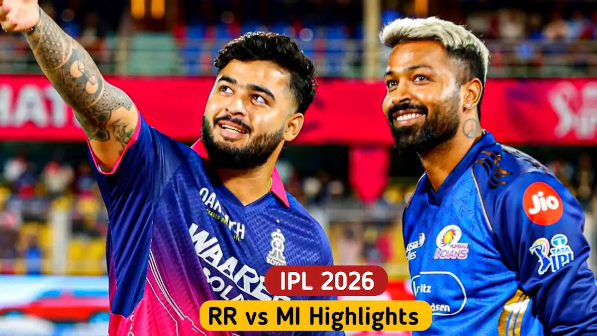 MI vs RR Highlights 2026